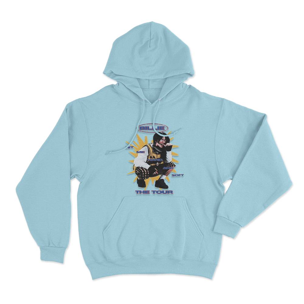 Hit Me Hard And Soft World Tour Unisex Hoodie Sky Blue Hit Me Hard And Soft World Tour Unisex Hoodie Sky Blue