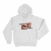 You Need A Seat Lips Unisex Hoodie White